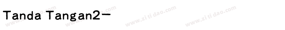 Tanda Tangan2字体转换